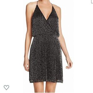 French collection sequin black dress!